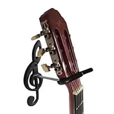 5 Suportes ..PRETOS..  De Violão Parede, Guitarra, Baixo, Cavaquinho,Viola Ukulele