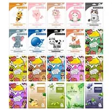 Kit de Máscara Facial Hidratante/Calmante e Hidratante/Máscara de Cuidado de Plantas 25g