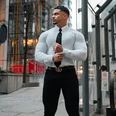 Camisa Social Masculina Manga longa