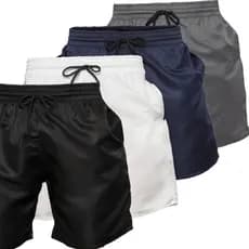 Kit 4 Shorts Tactel Bermuda Mauricinho Short Masculino Bermuda Masculina Tectel Premium
