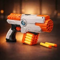 Lança Dardos Brinquedo Com 12 Refis Espuma Envio Full Imediato pistola de brinquedo arma de dardo