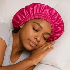Touca de Cetim Anti Frizz para Dormir | Protege o Cabelo | Ideal para Day After