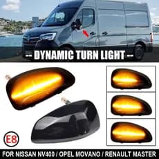 Adequado para Renault Master III 3 EV FV HV JV UV 2010-2023 dinâmico LED espelho retrovisor luz de sinal de volta