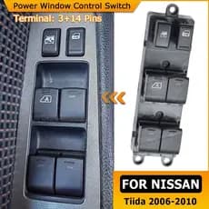 Adequado para Nissan Tiida 2006-2010 25401ED000 botão interruptor de controle principal do levantador da janela elétrica