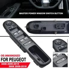 Interruptor Mestre Da Janela Elétrica Do Carro , Botão Elevador Porta Dianteira Esquerda Para Peugeot 3008 2009-2015 500