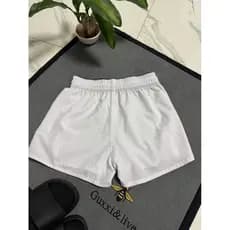 Short Feminino Tactel com Elastano para Praia Piscina Treino e Academia  Simples  Casual    Cordão  Bolso