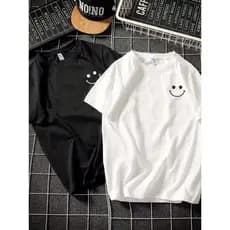 JROUPAS Masculino Camiseta Carta Gráfica  Poliéster Com Toque de Algodão Camisa Blusa Treino Academia Tshrt Esporte