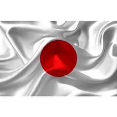 Bandeira do Japão em Cetim Grande e com Acabamento 150x1,00