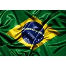 Bandeira do Brasil Grande 1,50 x 1,00 Tecido Cetim Cores Vivas e com Acabamento