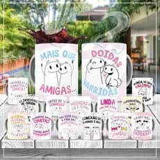 Caneca Divertida Flork Amigas