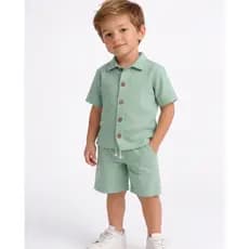 CONJUNTO INFANTIL DE MENINO EM LINHO