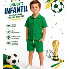 CONJUNTO INFANTIL CONJUNTO LINHO MISTO CONJUNTO MENINO ROUPA MENINO COPA ROUPA COPA