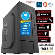 Cpu Pc Intel Core I5  + Placa H61 1155 + 8 Gb + Ssd 240+ wifi