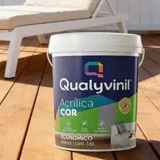 Tinta Acrílica Premium Completa Para Paredes e Tetos Interiores Qualyvinil 3,6L