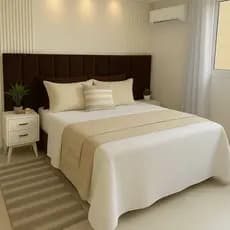 Kit 12 Cabeceiras  Estofada 45 x 20 Cm Modulada Adesiva Para  Cama - Luxo Cama Quarto