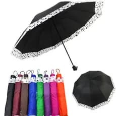 Guarda Chuva Grande Sombrinha Dobrável Abertura e fechamento manual Feminina