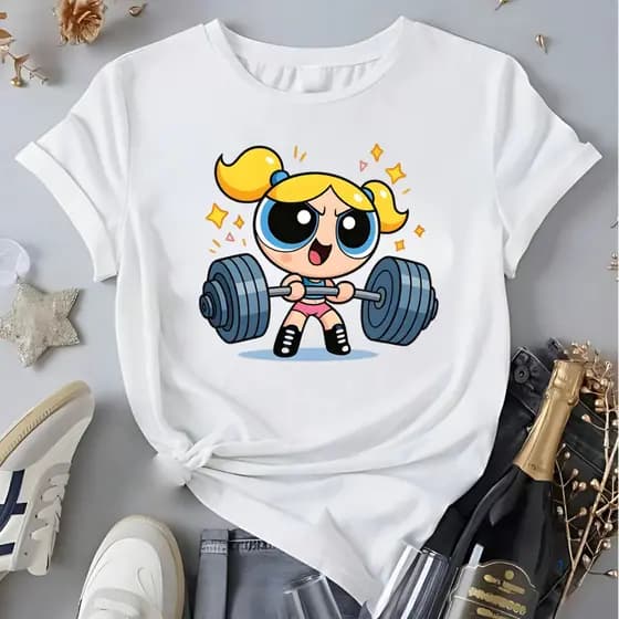 Camiseta Lindinha Academia Treino Feminina Delicada Blusa 100% Algodão Envio Rápido