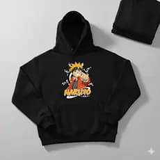 Moletom Unissex Estampado Naruto Blusa de Frio Casaco Envio Rápido Tendência Anime