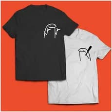 Kit Casal 2 Camisetas Meme Bento De Boa e Estressado Blusa 100% Algodão Unissex Tendência Lançamento Envio Rápido