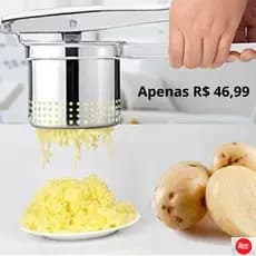 Espremedor de Batata Inox Manual 26,5 X 9 CM