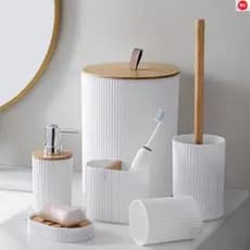 Kit Acessórios de Banheiro 6 Peças - Sortido