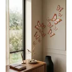 Kit 12 Borboletas Decorativas – Revoada de Charme e Elegância 🦋