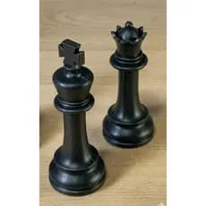 ✅ Kit Decorativo Rei e Rainha – Coleção Chess - Estilo e Sofisticação ♟️