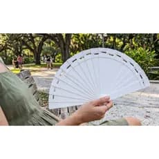 Leque Manual Dobrável leve, Lembrancinha para aniversário Casamentos – Design Minimalista & Moderno 🪭