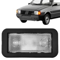 Lanterna Interna Luz de Teto - Fiat Uno / Elba / Prêmio - Cor Preto