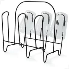 Suporte Porta Copos Decoração Resistente Seca Escorredor de Copos Suporte 6 Copos de Pia