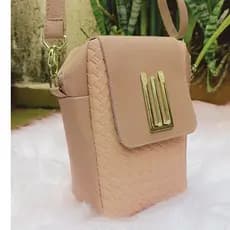 Bolsa Feminina Transversal Moda Trabalho Social Porta Celular Alça Regulável