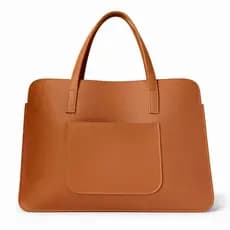 Sacola para Notebook Feminina 42cm Executiva Elegante Couro Sintético Premium