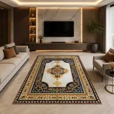 Tapete 2,00x1,40 Sala Belga Macio Antiderrapante Luxo Floral Liso Aveludado Itália Promoção