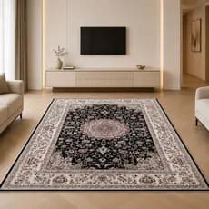 Tapete Belga 3,00x2,00 Estampado Elegante Sala Quarto Macio