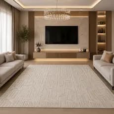 Tapete Sala Grande 4,00x2,00 Moderno Macio Luxuoso