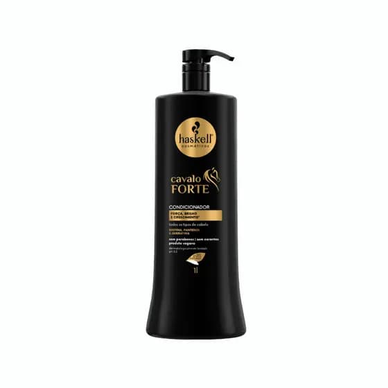 Condicionador Haskell Cavalo Forte 1lt Condicionador Haskell Cavalo Forte 500ml Condicionador Haskell Cavalo Forte 300ml