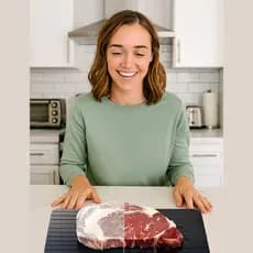 Tábua descongelante  Tábua para descongelar alimentos  Placa descongelante  Descongelador rápido  Tábua mágica .