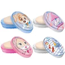 Saboneteira Infantil com Telinha Petita Premium - Azul e Rosa - Estampas Variadas