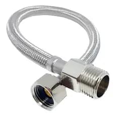 Mangueira Luxo Engate Flexivel Inox Trançado 40cm