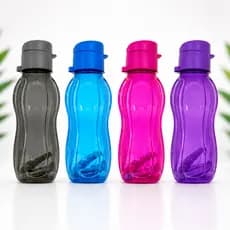 Garrafa De Água Squeeze 600ml Várias Cores Faculdade Academia Escola Resistente premium