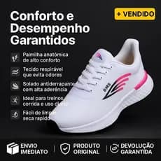 Tenis Feminino Esportivo Leve e macio Academia Caminhada Corrida Confortável Bonito PUKS