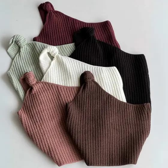 Cropped Nozinho Trico Modal Moda Feminina Verão2024