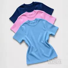Kit 3 Blusas - Ribana Algodão Premium Blusinha Basica