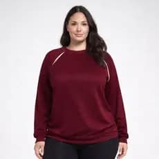 MOLETOM FEMENINO LANZINHA PLUS SIZE GG G1 G2 BASICO CASUAL SUETER INVERNO