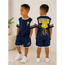 kit conjunto menino estiloso lm chapéu royal e bebe