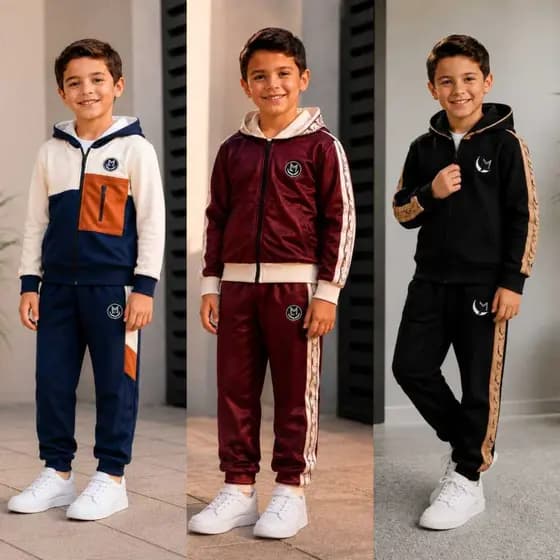 Conjunto Infantil menino e menina inverno moletinho casaco e calça conjunto quentinho e estiloso