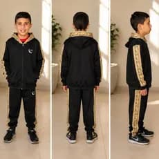 conjunto de inverno menino com capuz
