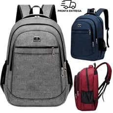 Mochila Escolar Viagem Resistente Coreana Masculina Feminina Colorida
