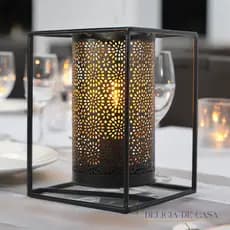 Luminária para Quarto e Mesa Abajur a Pilha Decoração de Sala Restaurantes e Quartos Elegante de Luxo