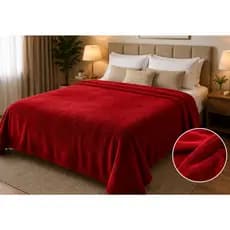 Manta  Casal Plush Soft Premium 1,80m x 2,00m – Conforto, Maciez e Elegância